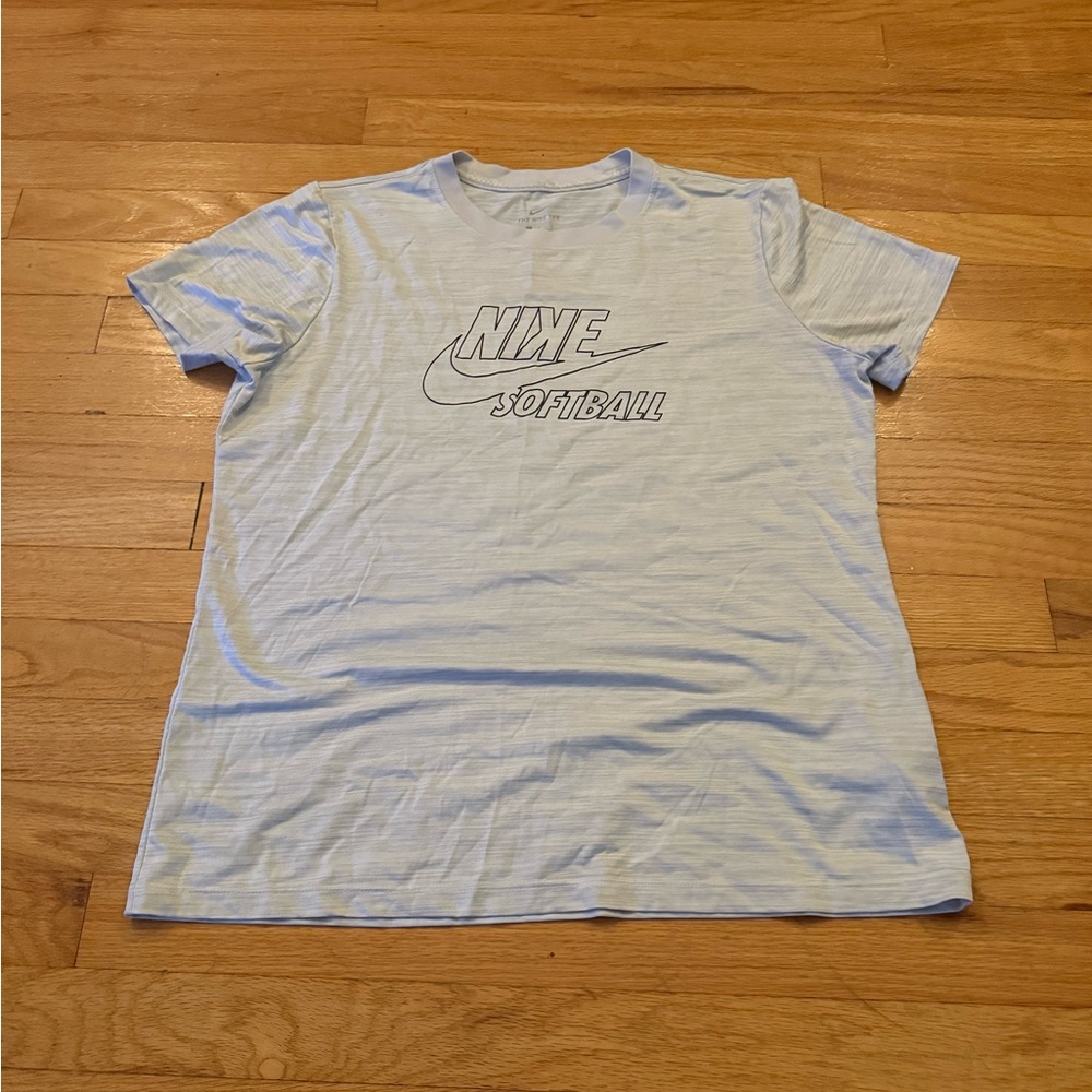 Nike Women's Sky Blue Softball Tee